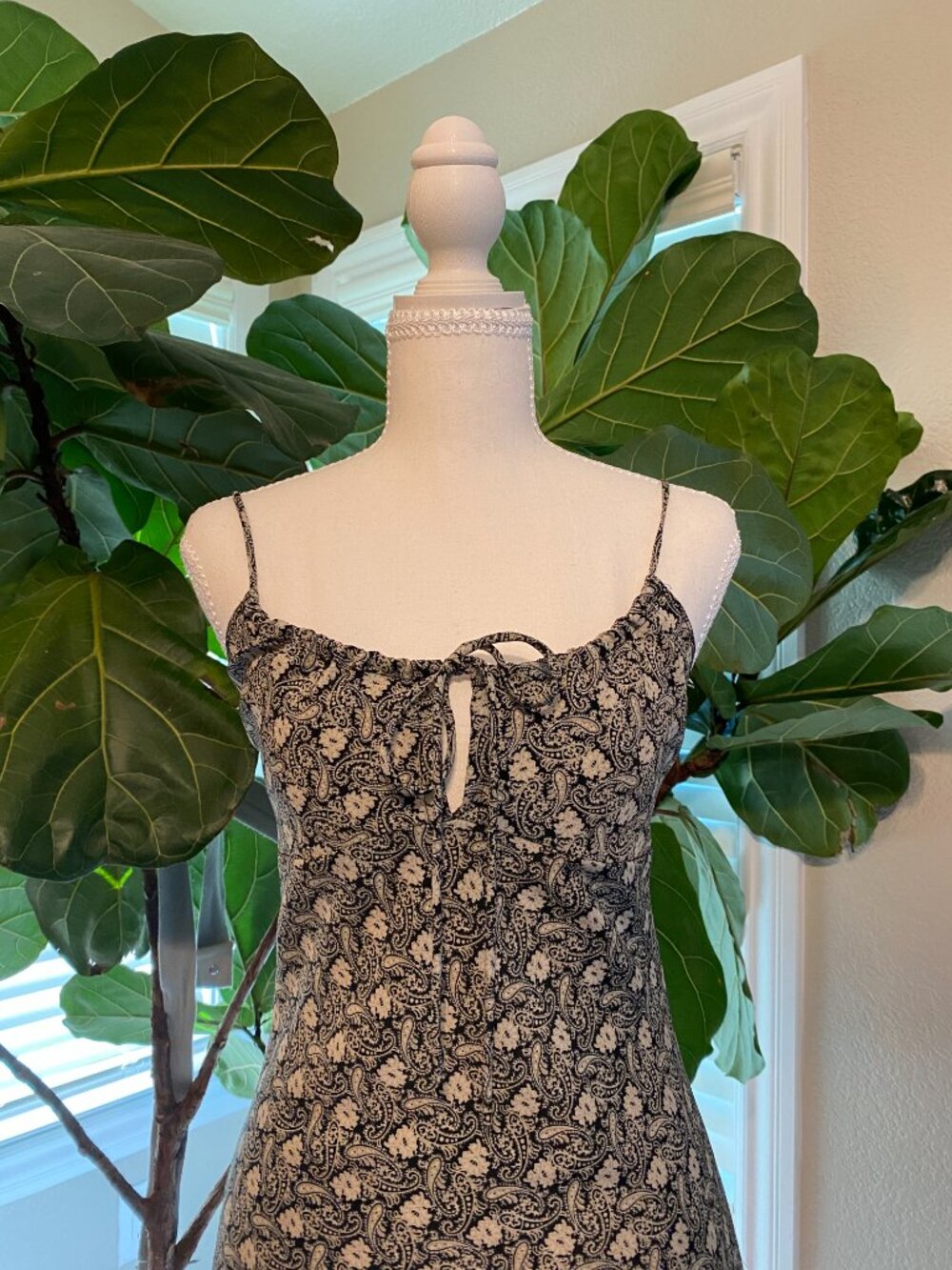 ๐ฟโจ Rare True Vintage 90s Charlotte Russe Boho Mini Dress | Indie Sleeze Grunge - Picture 2 of 10
